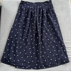 J. Crew Polka Dot Skirt